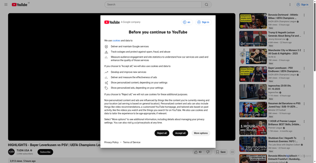 Security scan screenshot of https://www.youtube.com/watch?v=Iv7eoMOBxDw