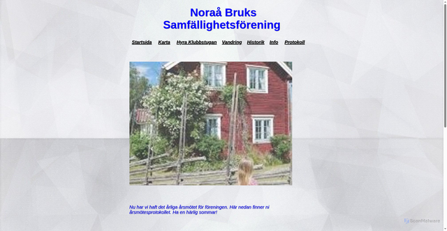 Security scan screenshot of https://noraabruk.se