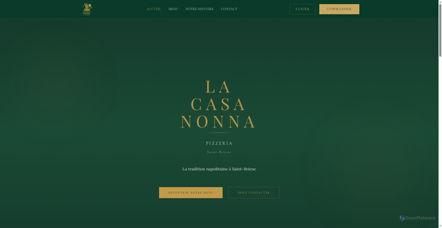 Security scan screenshot of https://lacasanonna.fr/