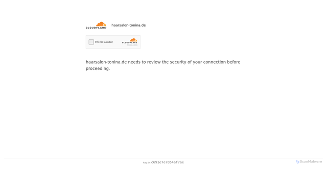 Security scan screenshot of https://haarsalon-tonina.de/