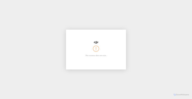 Security scan screenshot of https://service-adhoc.dji.com