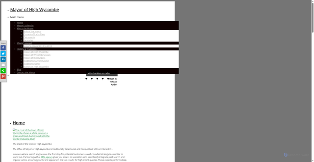 Security scan screenshot of http://www.mayorofwycombe.co.uk/