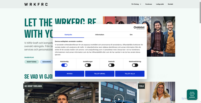 Security scan screenshot of https://wrkfrc.se