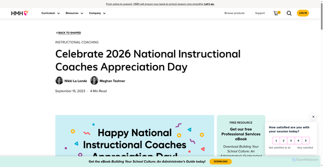 Security scan screenshot of https://www.hmhco.com/blog/national-instructional-coaches-appreciation-day?srsltid=AU7gw4XTFavFhG4K0Rj7p-lCFgztAFJJkgFxdlf3ktDw1mEEuYqMayLC