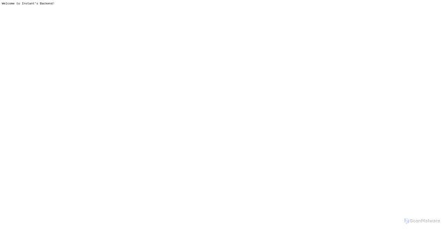 Security scan screenshot of https://api.instantdb.com