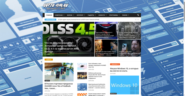 Security scan screenshot of https://www.softo-mir.ru