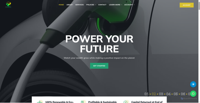 Security scan screenshot of https://rxcenergy.com/
