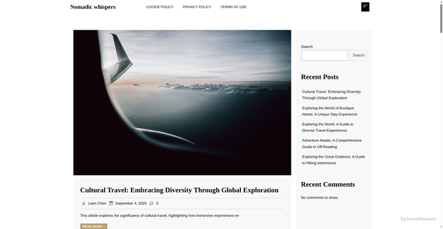 Security scan screenshot of https://amandaschoolofdance.com/?cid=NzI2NjMx&em=ZWtyYXVzZUBtZWhyZmFjaC5uZXQ