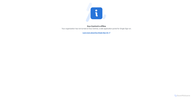 Security scan screenshot of https://phsi.login.duosecurity.com