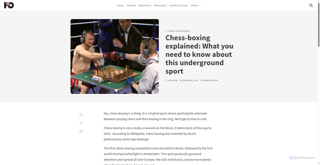 Security scan screenshot of https://fourthofficial.com/39951/chess-boxing-explained-what-you-need-to-know-about-this-underground-sport/