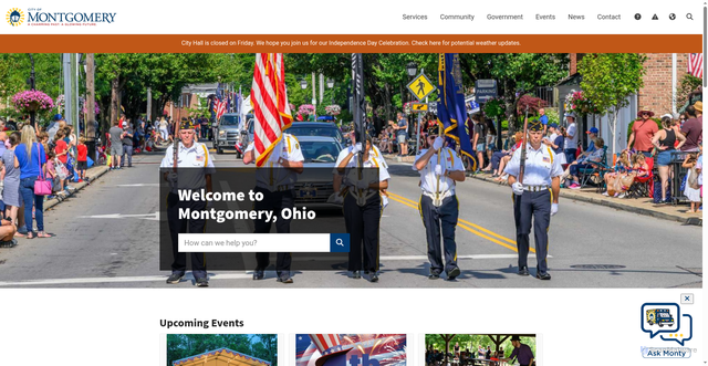Security scan screenshot of https://www.montgomeryohio.gov/