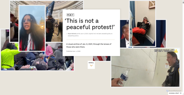 Security scan screenshot of https://apps.npr.org/jan-6-archive/