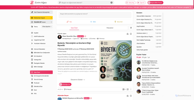 Security scan screenshot of https://evrimagaci.org