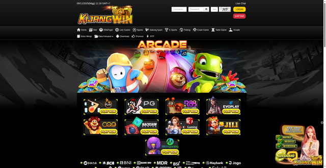 Security scan screenshot of https://ndx-kijangbucin.click/desktop/game/arcade/kagaming