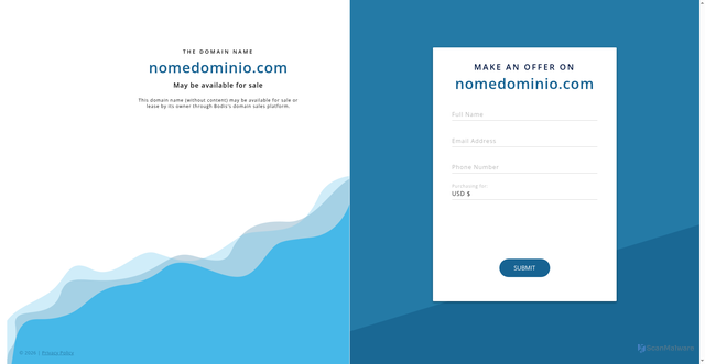 Security scan screenshot of https://www.nomedominio.com/