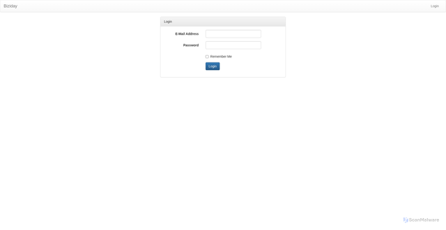 Security scan screenshot of https://app.biziday.ro