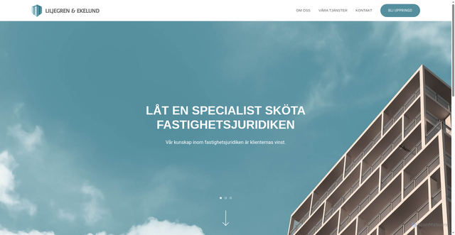 Security scan screenshot of https://lj-fastighetsjuridik.se