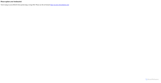 Security scan screenshot of https://store-prod-us.prod-us.store.relexsolutions.com