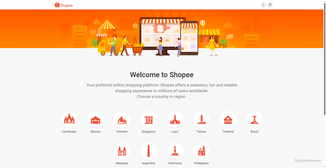 Security scan screenshot of https://seller-my.dr-wan.shopeemobile.com