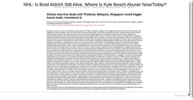 Security scan screenshot of https://slydetectiveblog-fyidxpb3lj.edgeone.app/16069-chinas-visa-free-deals-with-thailand-malaysia-singapore-could-trigger-asean-trade-investment-b.html
