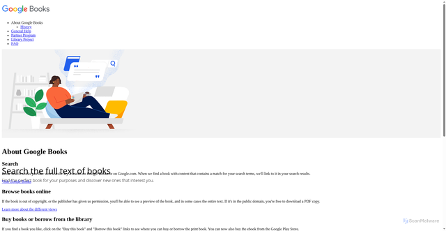 Security scan screenshot of https://books.google.com.sa
