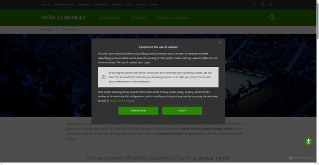Security scan screenshot of https://group.intesasanpaolo.com/en/editorial-section/nitto-atp-finals-torino