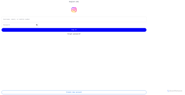 Security scan screenshot of https://instagram-mu-rosy.vercel.app/