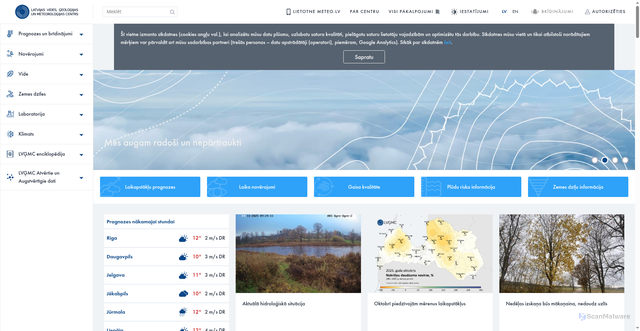 Security scan screenshot of https://videscentrs.lvgmc.lv/