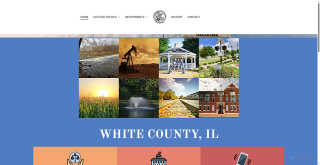 Security scan screenshot of https://www.whitecounty-il.gov/