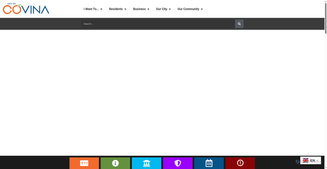Security scan screenshot of https://covinaca.gov/