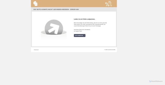 Security scan screenshot of https://corporatebenefits.mitarbeiterangebote.de