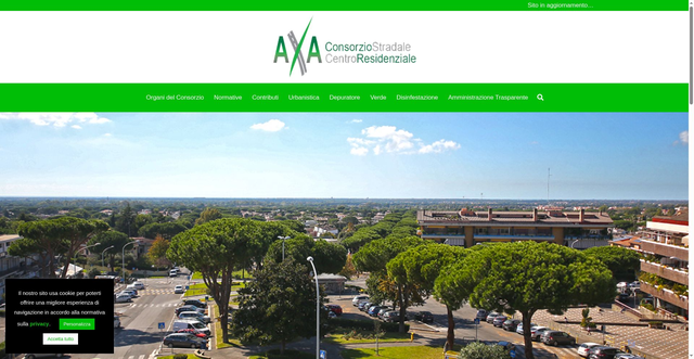 Security scan screenshot of https://www.consorzioaxa.it/