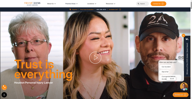 Security scan screenshot of https://attorneyguss.com/