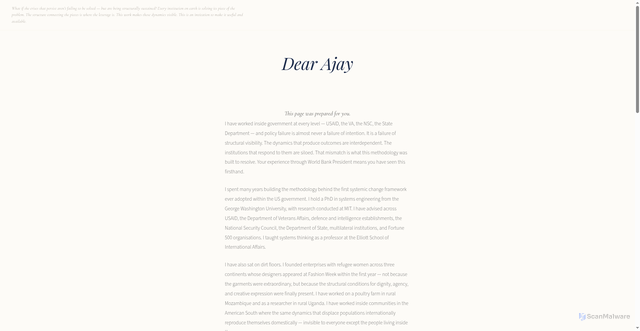 Security scan screenshot of https://syschgapp-nyqu3irl1e.edgeone.app/ajayb-land.html