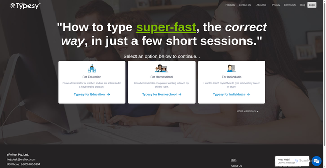 Security scan screenshot of https://www.typesy.com