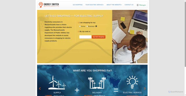 Security scan screenshot of https://energyswitchma.gov/