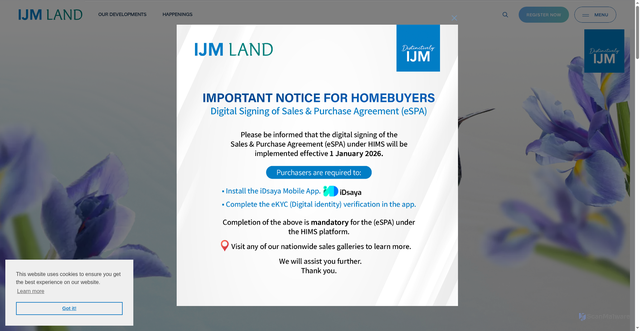 Security scan screenshot of https://ijmland.com