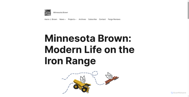 Security scan screenshot of https://minnesotabrown.com/2024/10/despite-checkered-history-reorganized-essar-group-ready-to-launch-mesabi-metallics.html