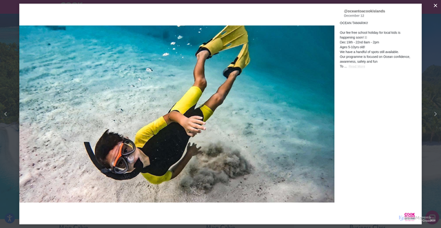 Security scan screenshot of https://cookislands.travel/us