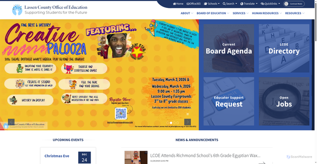 Security scan screenshot of https://www.lcoe.org/