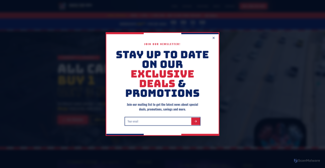 Security scan screenshot of https://rocktheskyfireworks.com/