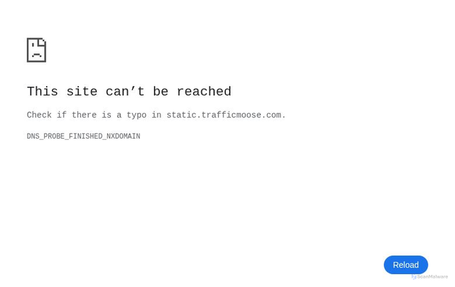 Security scan screenshot of https://static.trafficmoose.com/