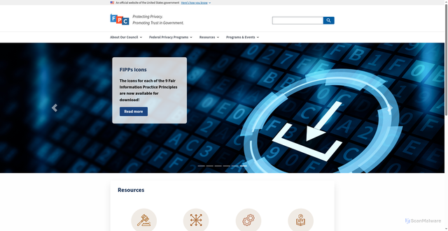 Security scan screenshot of https://www.fpc.gov/