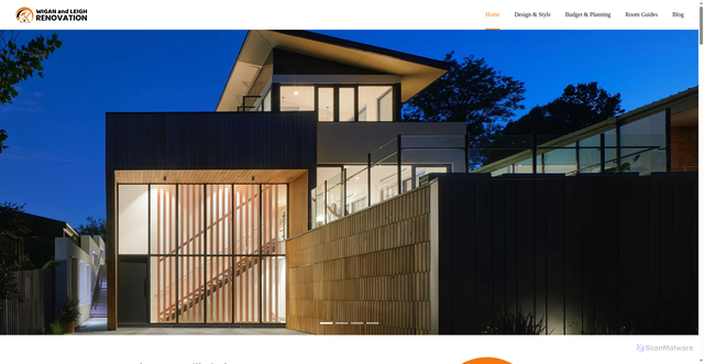Security scan screenshot of http://walh.co.uk/