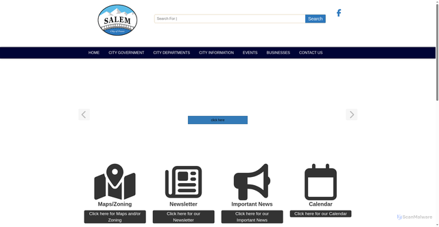 Security scan screenshot of https://www.salemutah.gov/