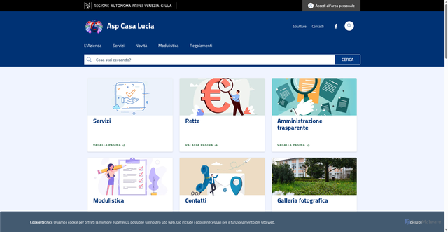 Security scan screenshot of https://www.aspcasalucia.it/