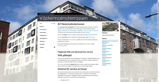 Security scan screenshot of https://vastermalmsterrassen.se