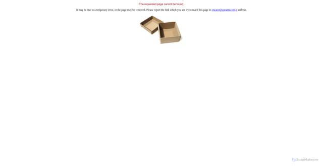 Security scan screenshot of https://sanalposprov.garanti.com.tr
