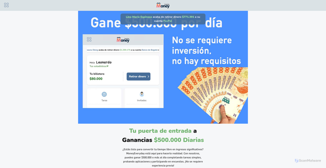Security scan screenshot of https://medallar-1vi.pages.dev/