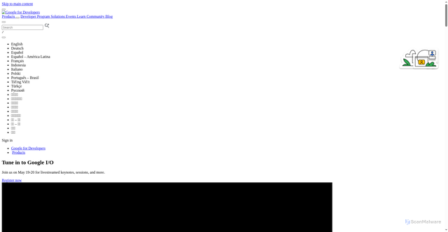 Security scan screenshot of https://developers-dot-devsite-v2-prod.appspot.com
